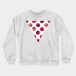 Pink Pomegranate Polka Dots Crewneck Sweatshirt